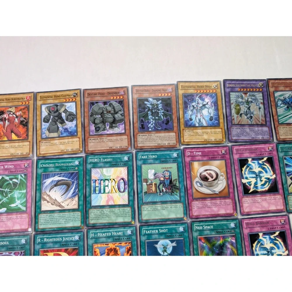 Yu-Gi-Oh‎ Elemental Hero 80 Card Lot Deck Building Super Ultra Ultimate Rares